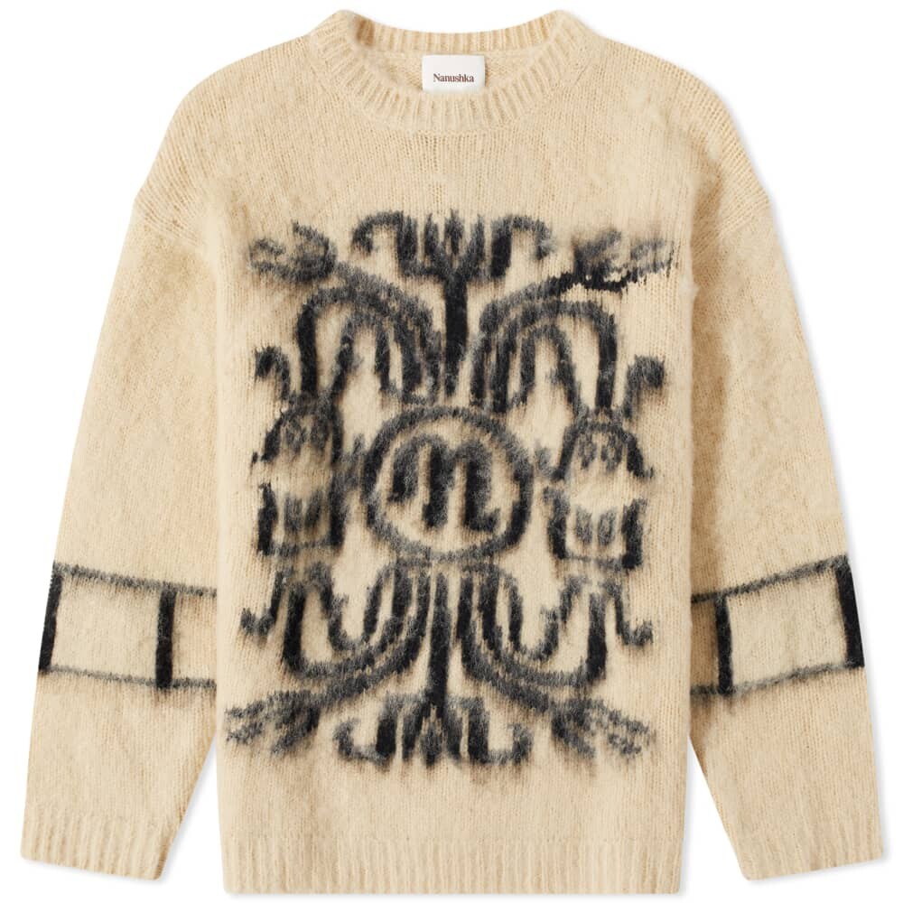 

Джемпер Nanuskha Destin Intarsia Crew Knit, Серый