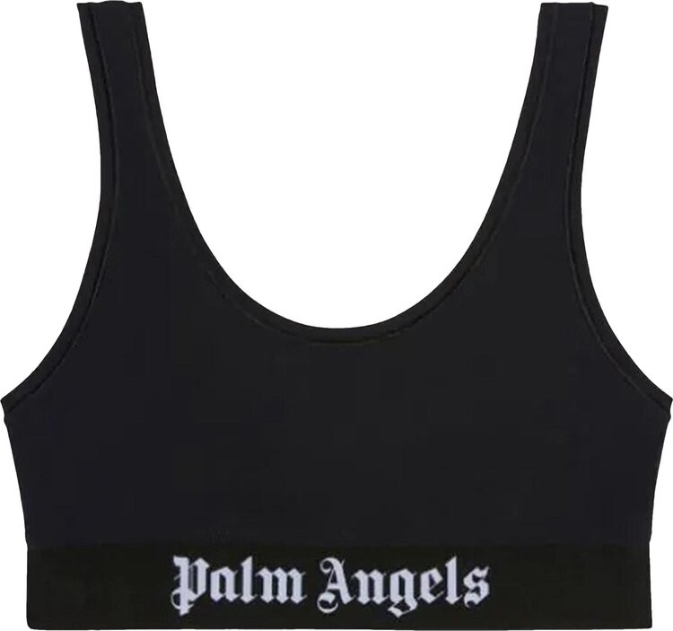 

Бюстгальтер Palm Angels Classic Logo Sport Bra 'Black/White', черный