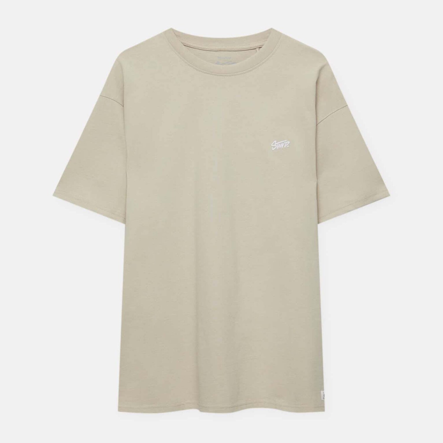 

Футболка Pull&Bear Stwd Logo, бежевый