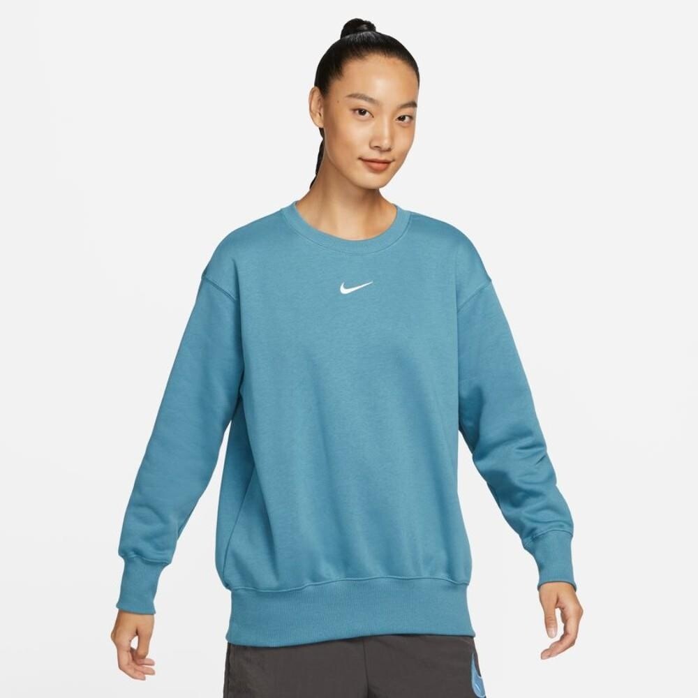 

Свитшот Nike Sportswear Phoenix Fleece Women's Oversized Crewneck, синий