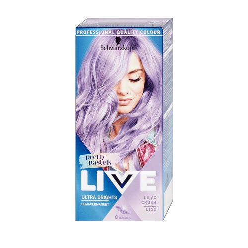 

Schwarzkopf Краска для волос Live Ultra Brights Pretty Pastels на 8 помывок L120 Lilac Crush