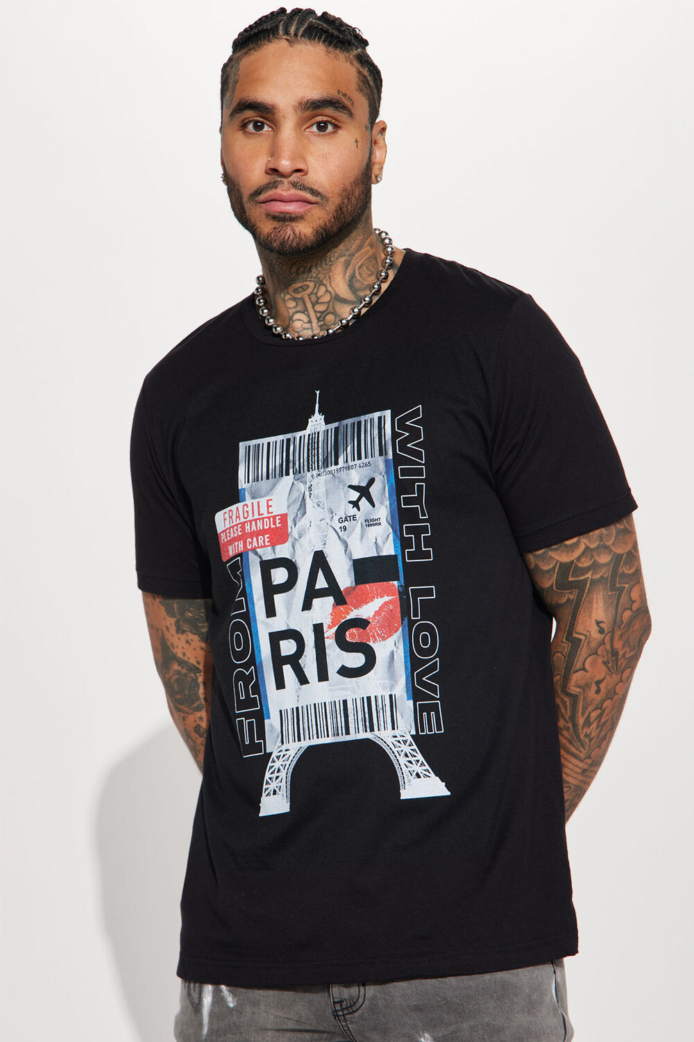 

Футболка Fashion Nova FNP1155PARISLOVE, черный