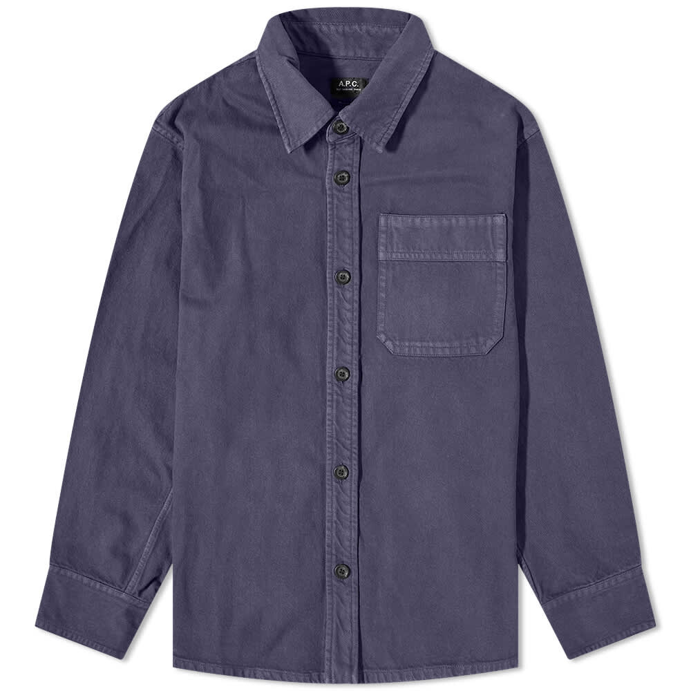 

.PC Basile Overdyed Denim Overshirt A.P.C., Серый