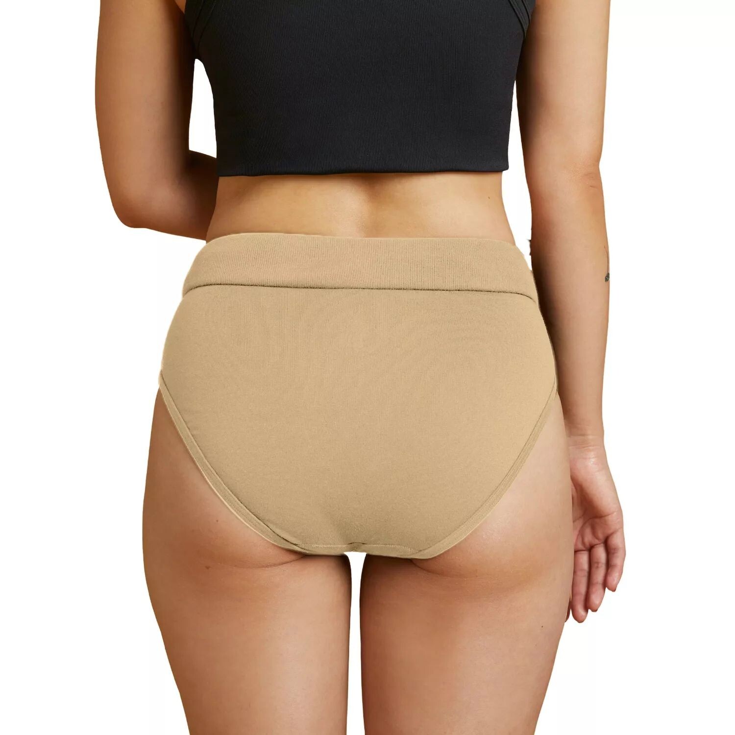 

Женские адаптивные трусики с высокой талией Slick Chicks на липучке Velcro Slick Chicks, бежевый