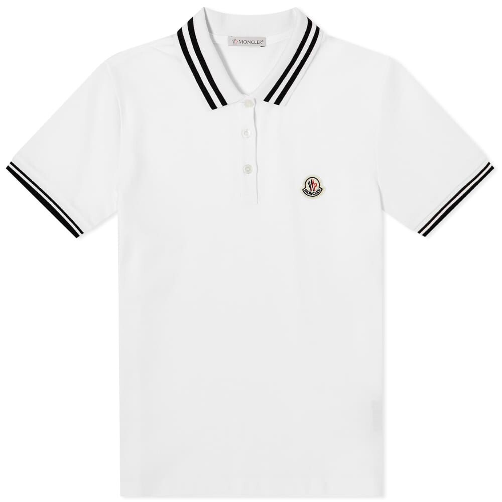 

Футболка Moncler Short Sleeve Classic Polo Top, Белый