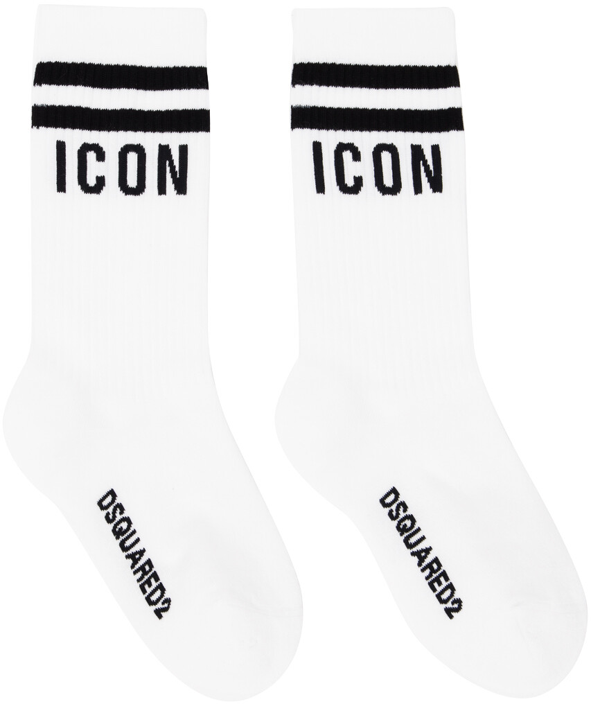 

Белые носки Icon Dsquared2