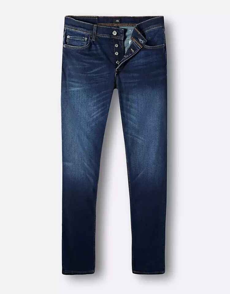 

Джинсы River Island Slim Fit Jeans, темно-синий