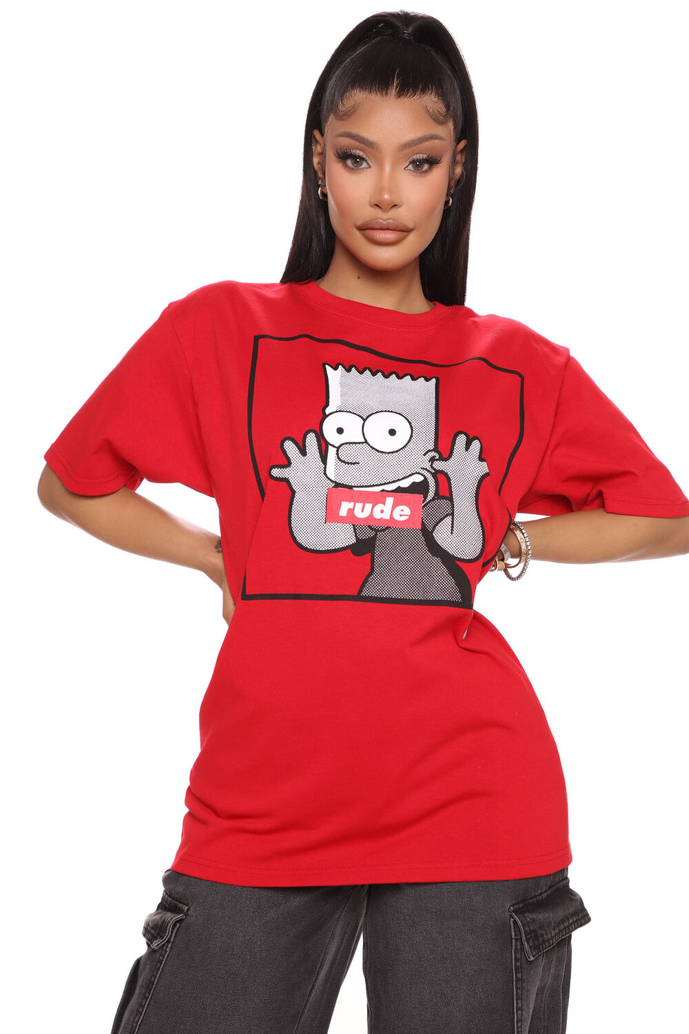 

Шорты Fashion Nova 7SMP92450, красный