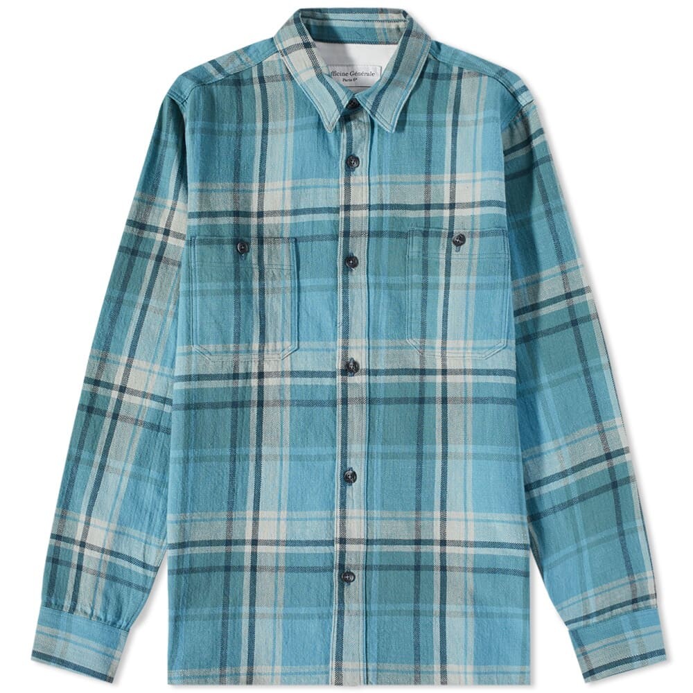 

Рубашка Officine Générale Ahmad Check Shirt