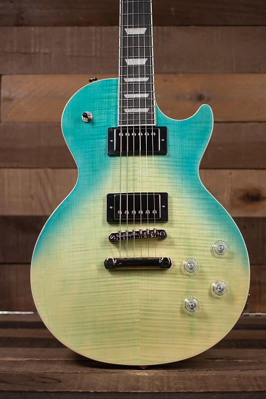 

Epiphone Les Paul Modern, Карибско-голубой фейд Les Paul Modern, Caribbean Blue Fade