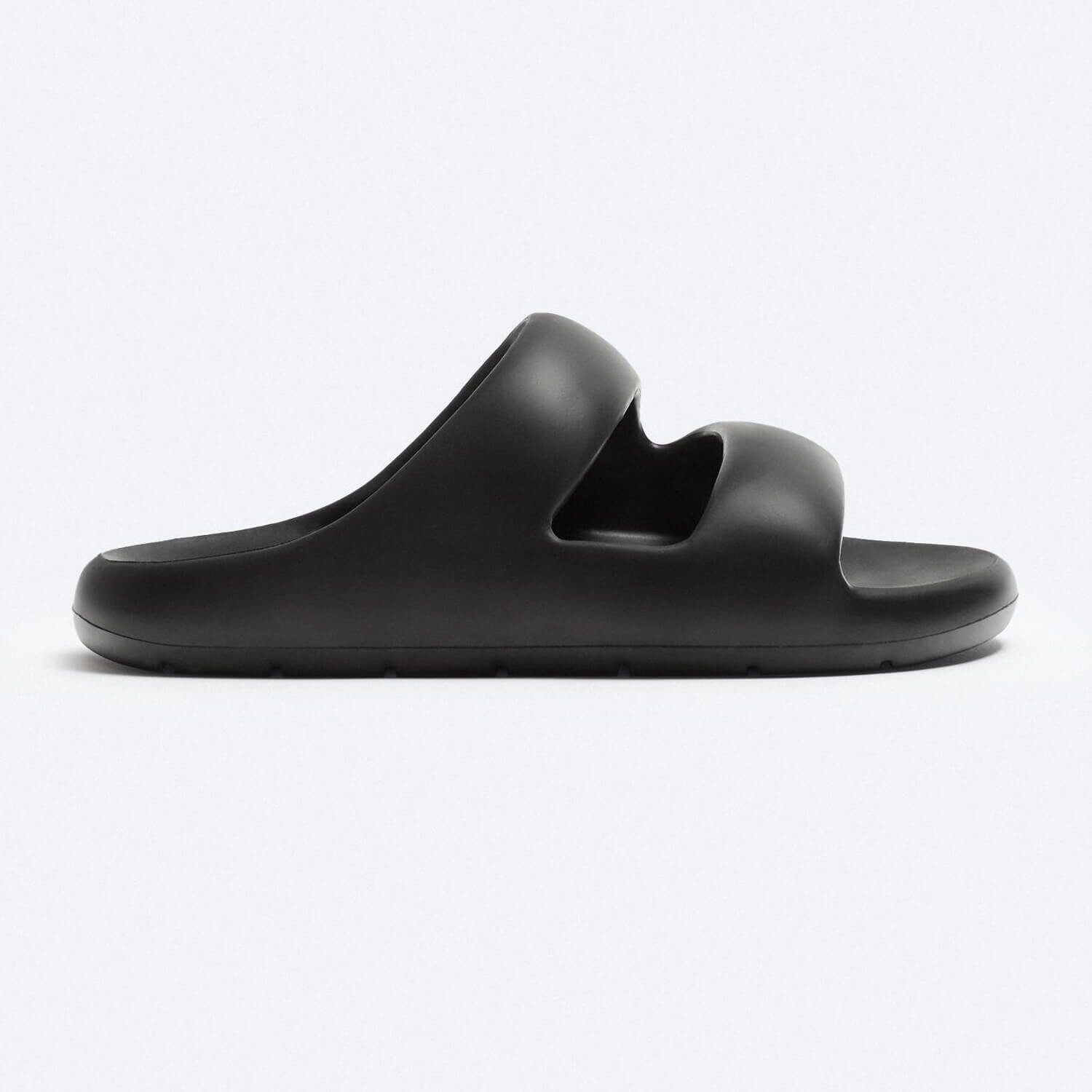 

Шлепанцы Zara Two-Strap, черный