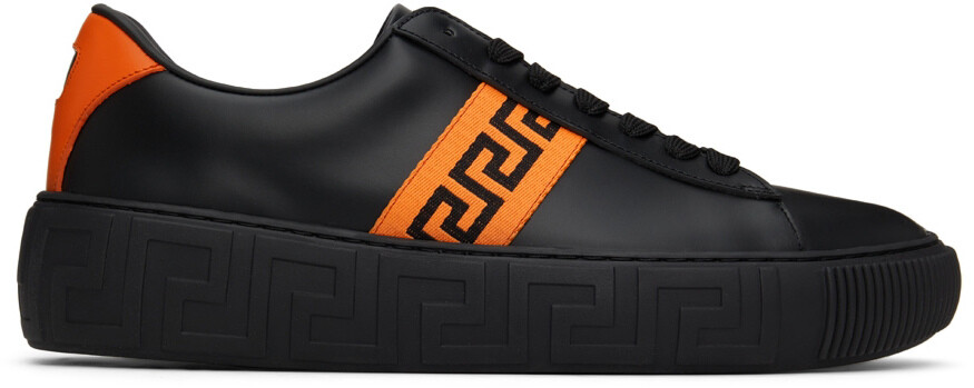 

Черные кроссовки Greca Versace