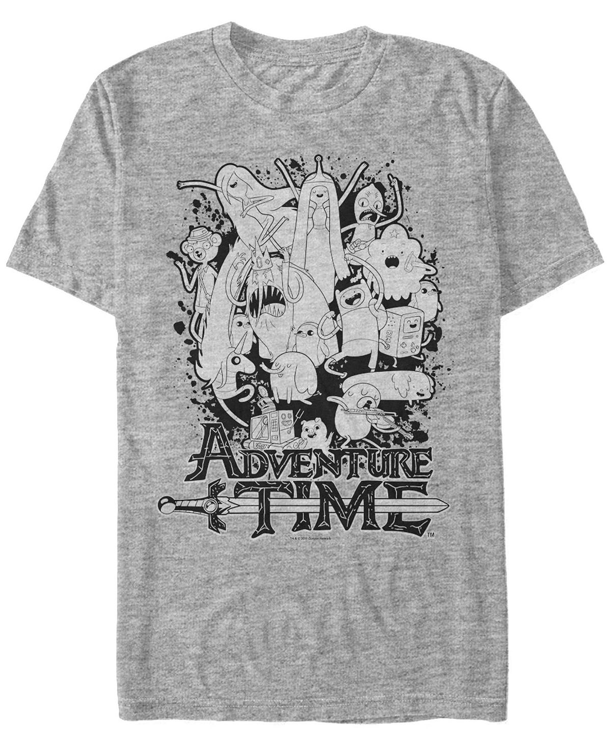 Мужская футболка с коротким рукавом adventure time ink group Fifth Sun, мульти мужская футболка с коротким рукавом dalmatian group fifth sun