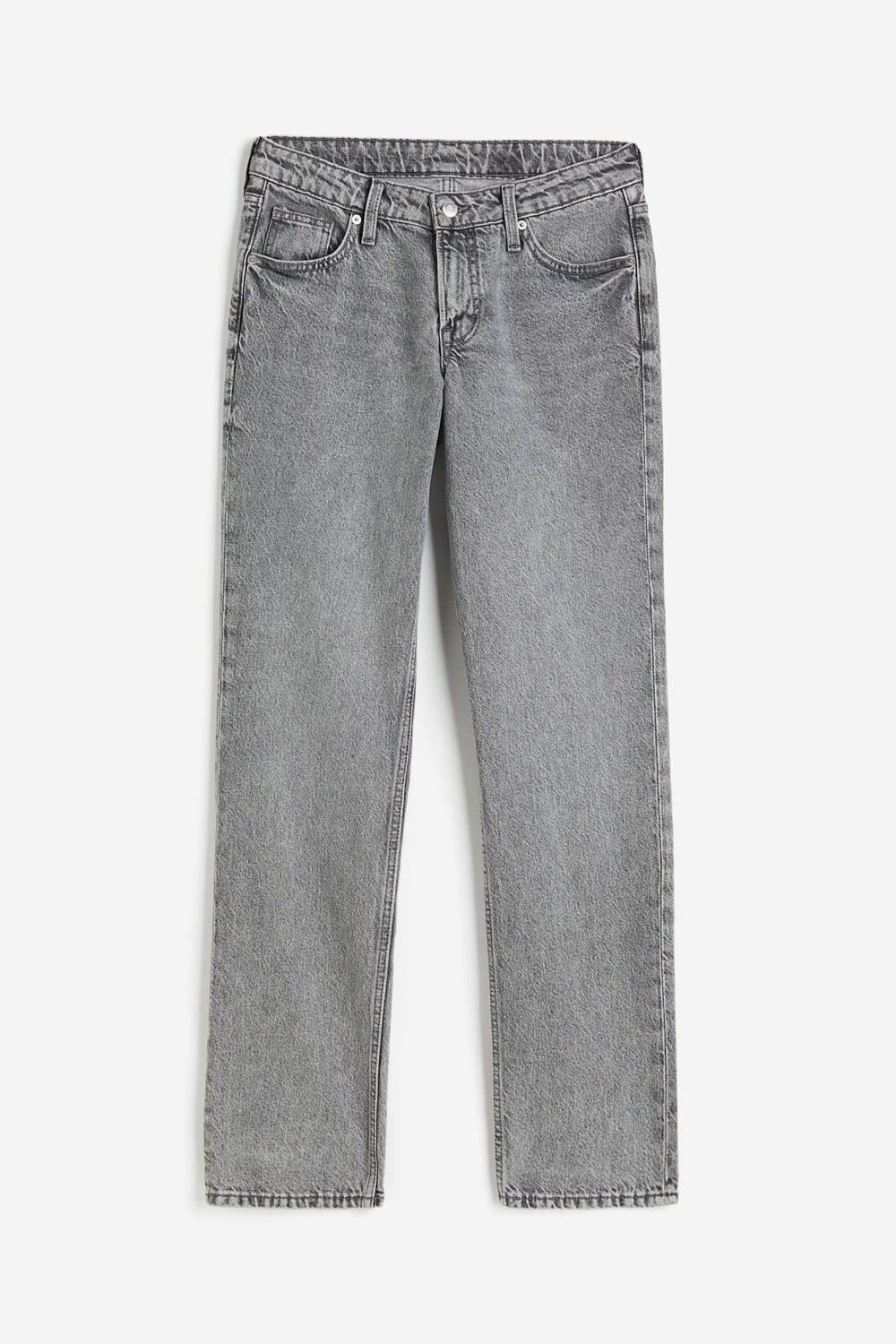 

Джинсы H&M Straight Low, серый