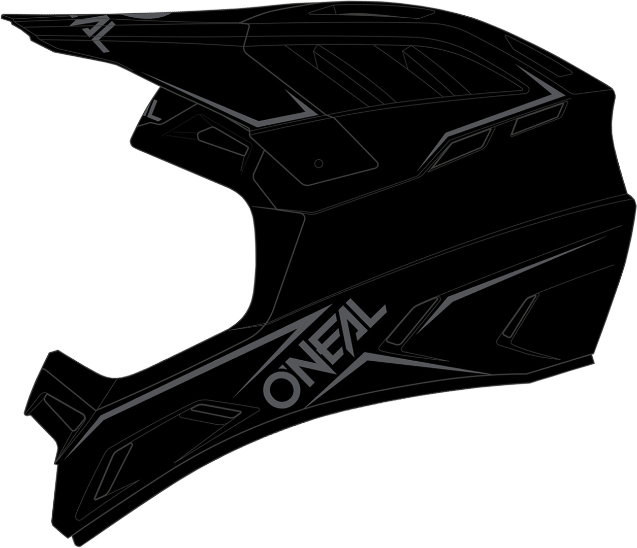 Шлем Oneal Backflip Solid, черный