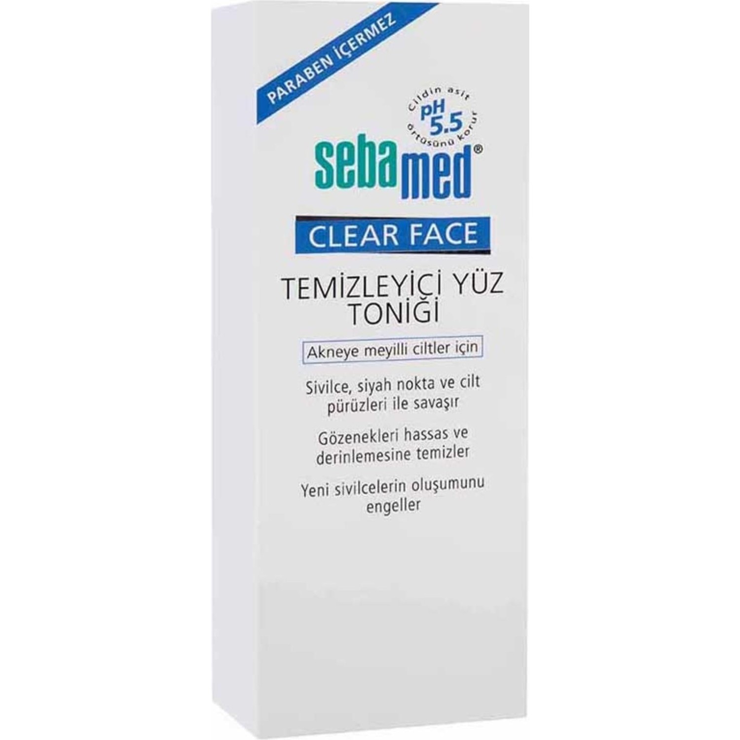 Очищающий тоник для лица Sebamed Clear Face, 150 мл тоник для лица facial toner revitalizante y antiedad con pepino