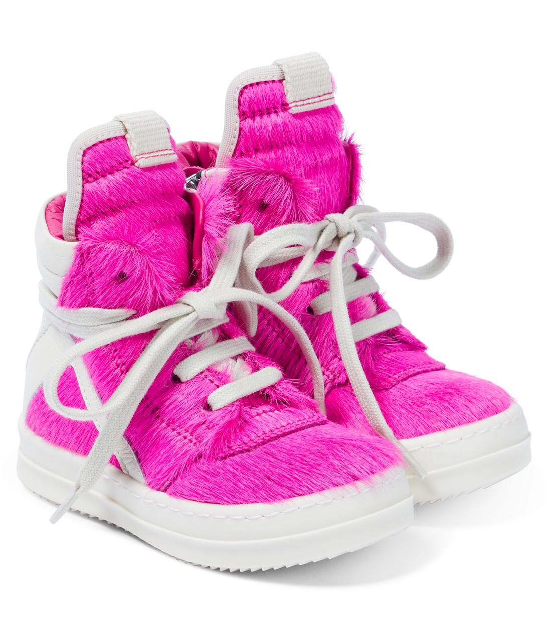

Кроссовки BabyGeo из телячьей шерсти Rick Owens, розовый