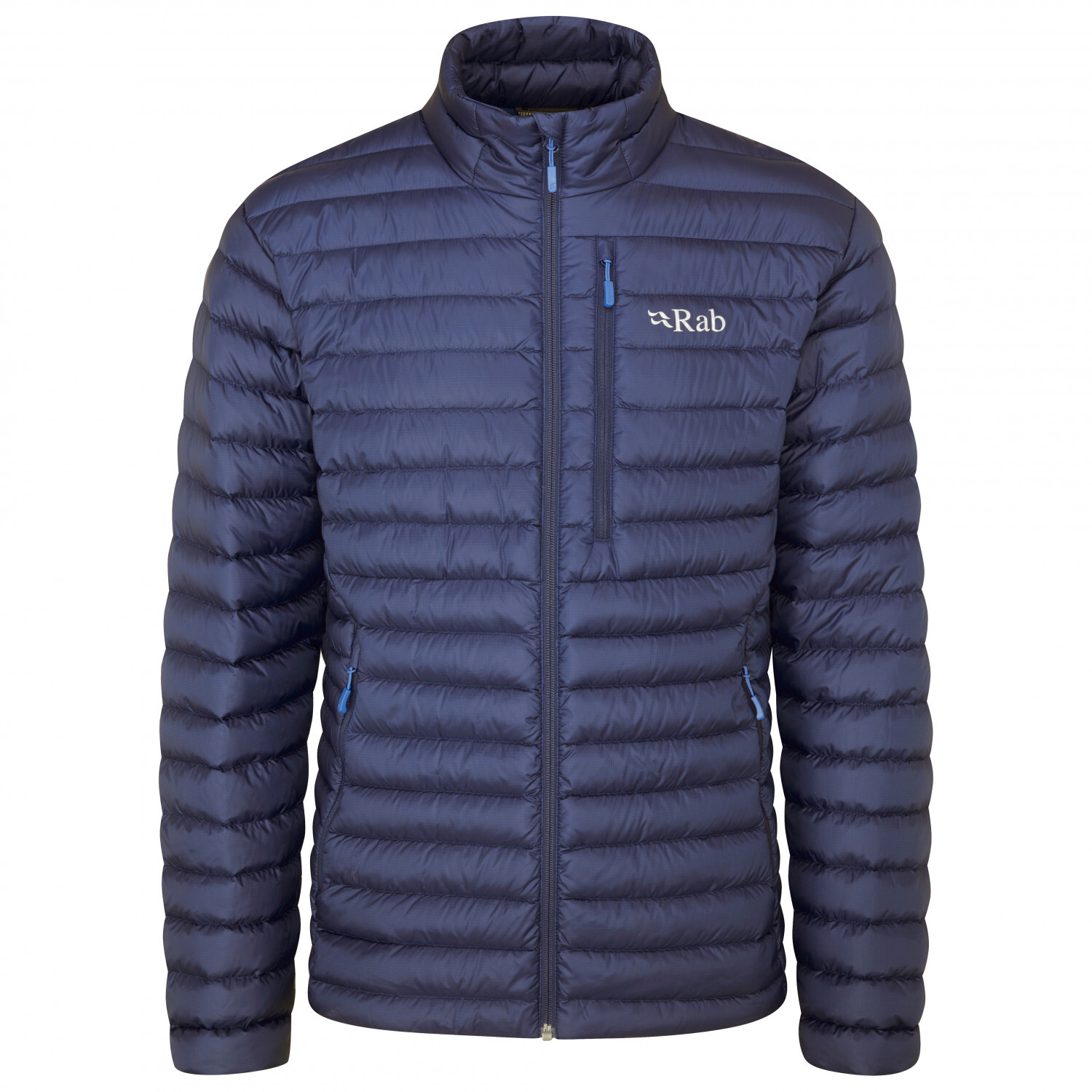 

Пуховик Rab Microlight, цвет Deep Ink (Denim)