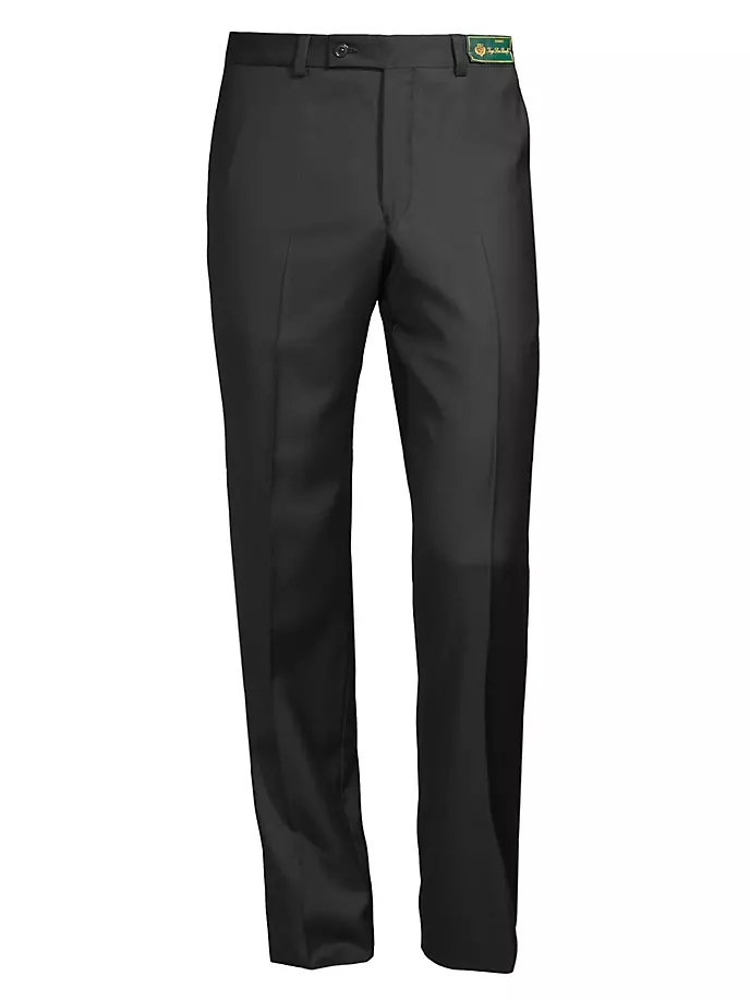 цена КОЛЛЕКЦИЯ Шерстяные базовые брюки Saks Fifth Avenue, черный