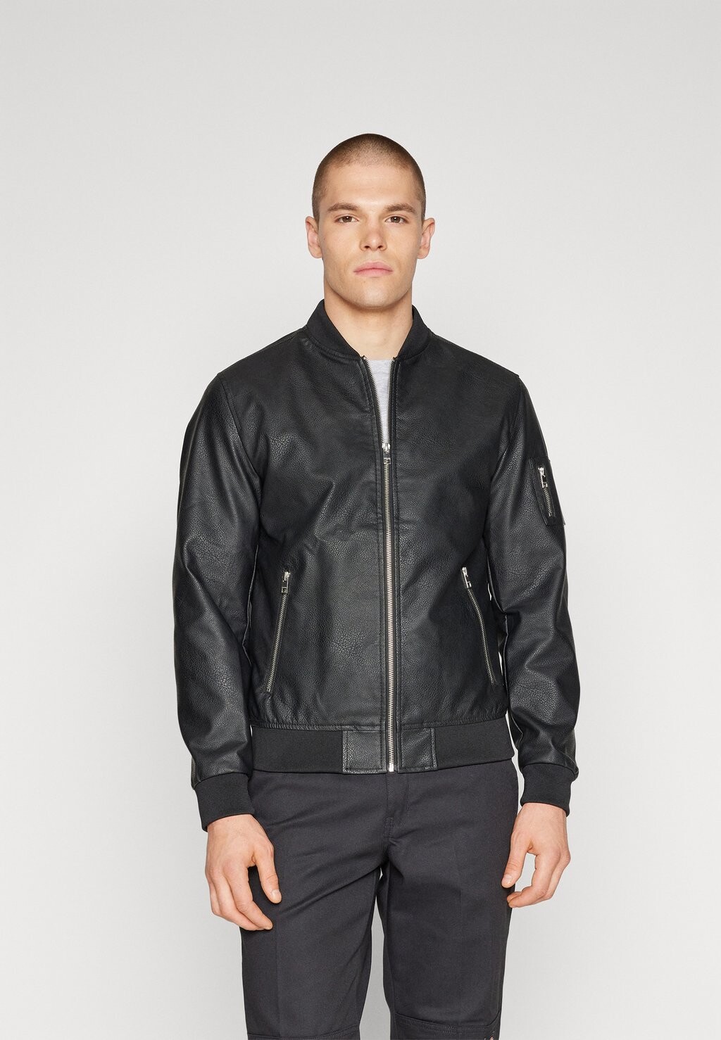 

Куртка-бомбер ROCKY Jack & Jones, черный