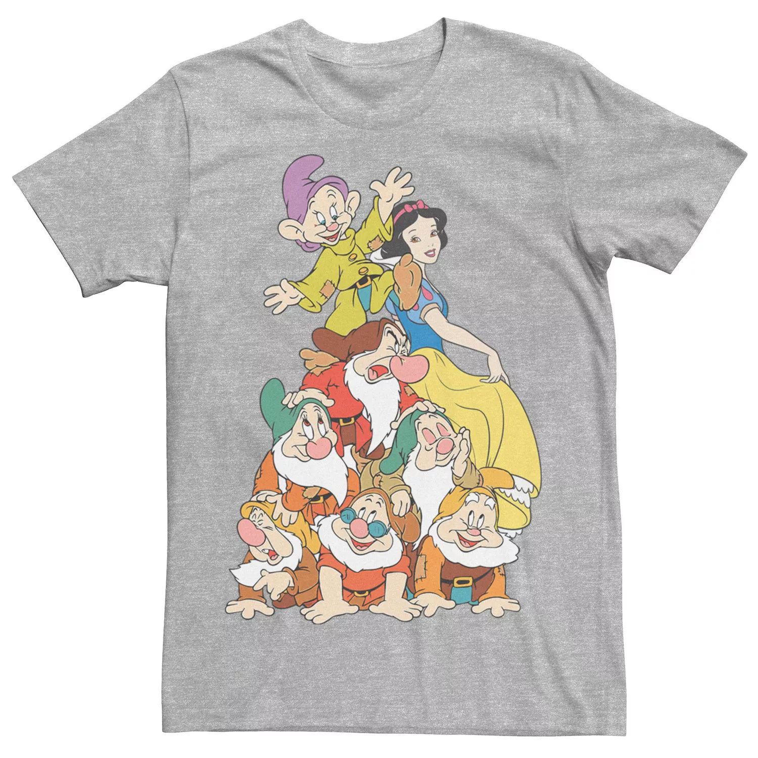 Мужская футболка Snow White Seven Dwarf Stack Disney