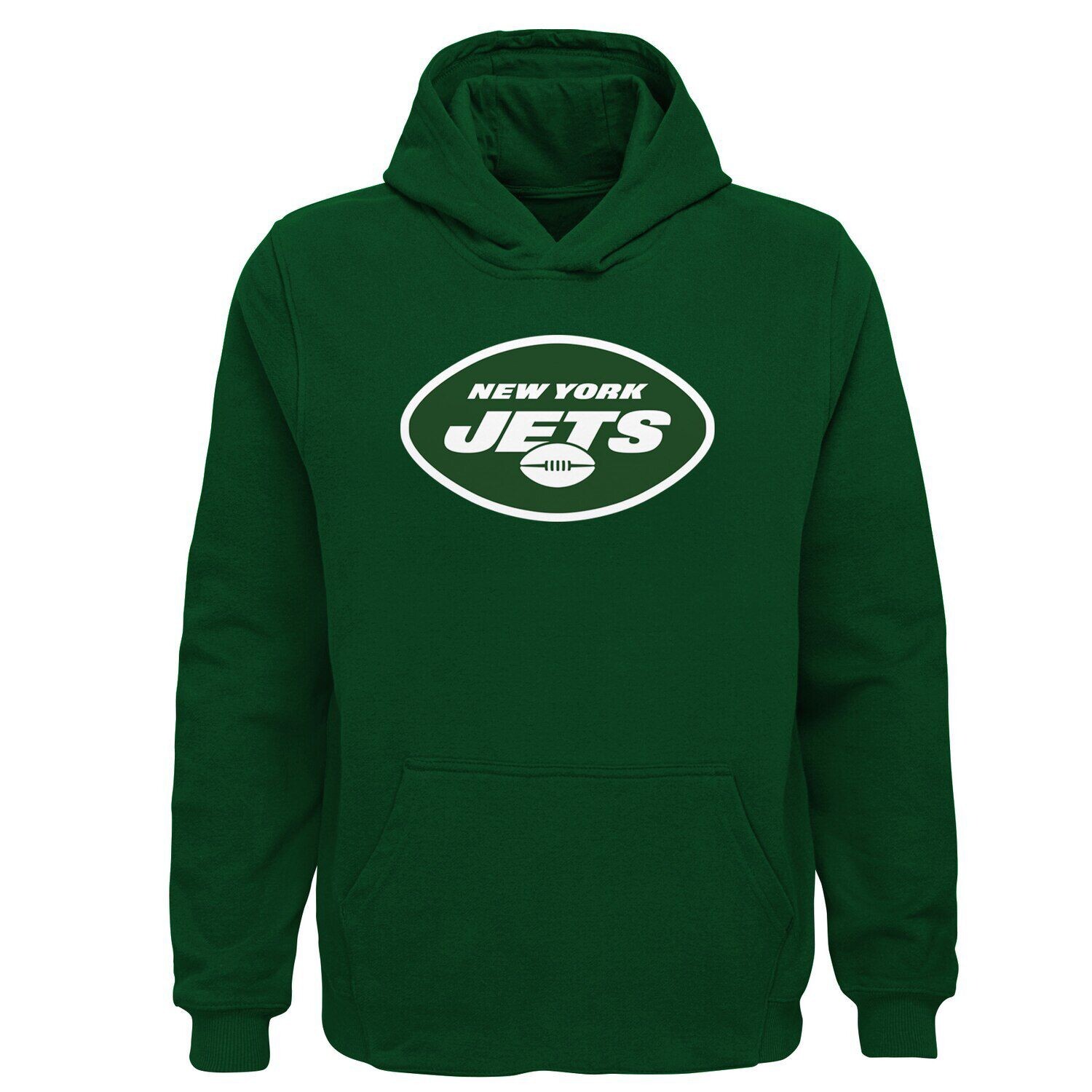 

Флисовый пуловер с капюшоном New York Jets Youth Primary Logo Team Color - Зеленый Outerstuff