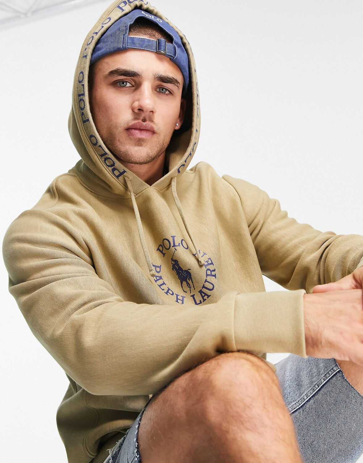 

Эксклюзивная коллаборация худи Polo Ralph Lauren x ASOS с круглым логотипом на груди и тесьмой с логотипом на капюшоне