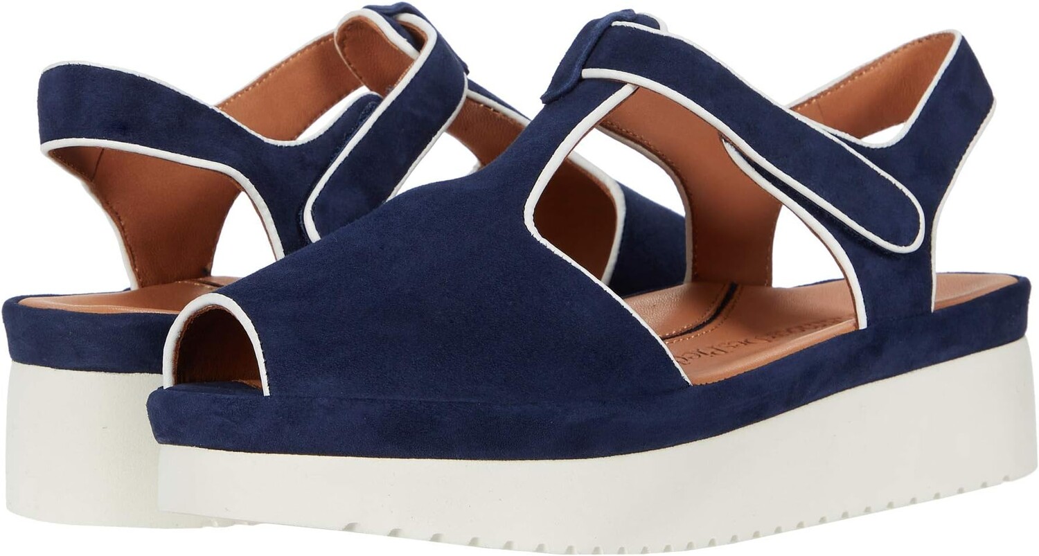 

Сандалии на плоской подошве Almika L'Amour Des Pieds, цвет Navy Suede/White