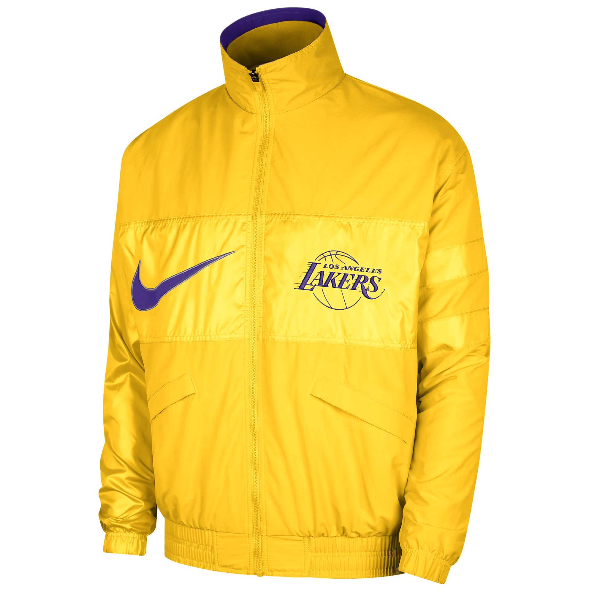 Куртка Nike NBA Los Angeles Lakers Courtside Lightweight, желтый/фиолетовый
