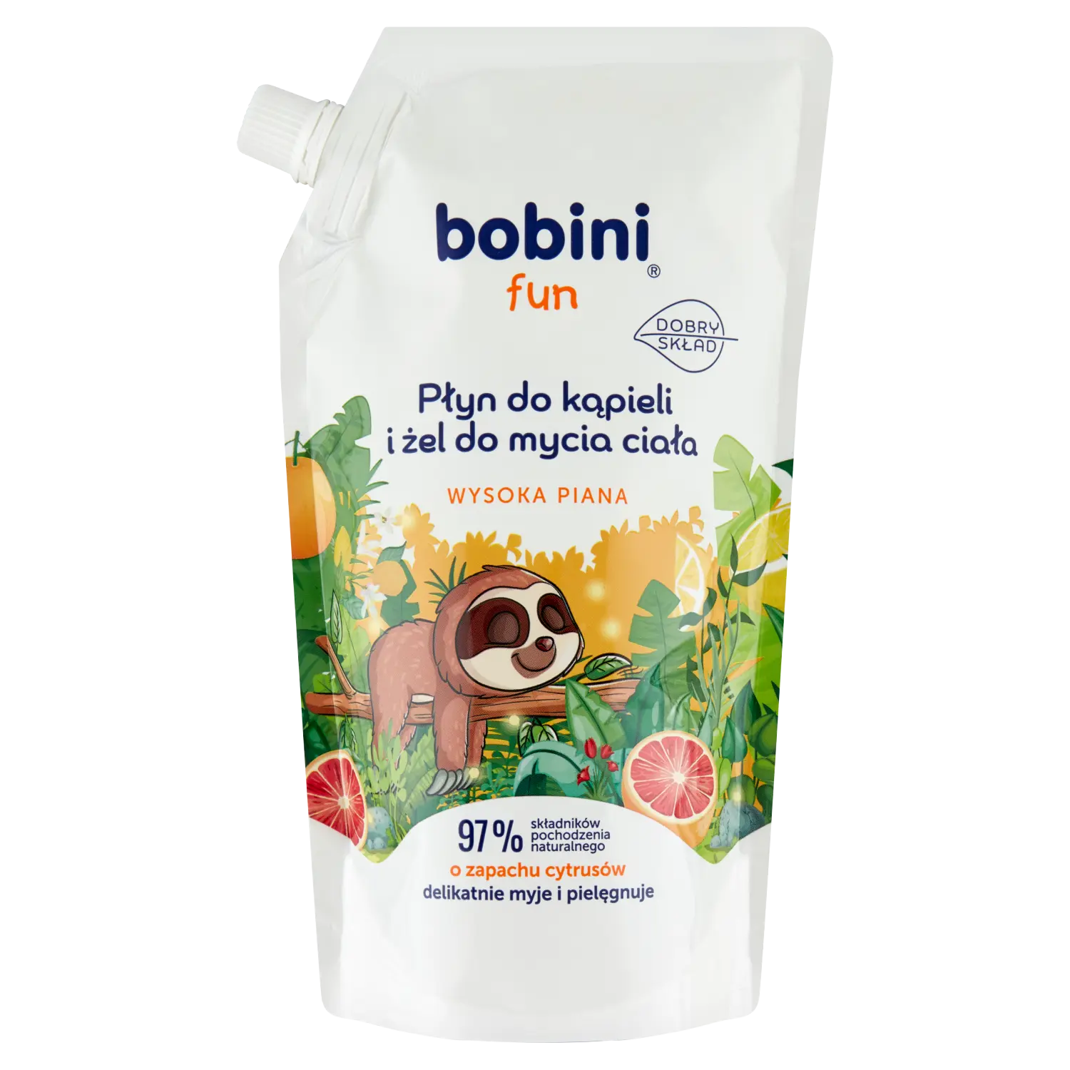

Bobini Fun запас пены для ванн и гелей для душа для детей лимон, 500 мл