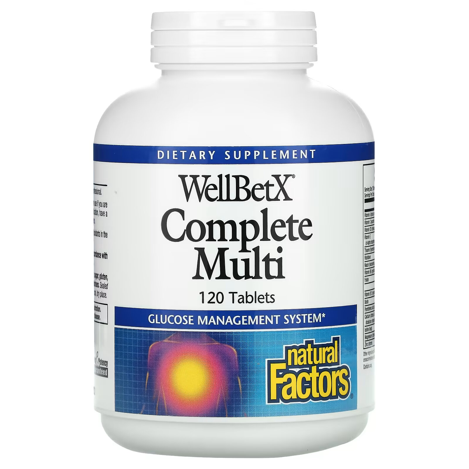 Natural Factors, WellBetX Complete Multi, 120 таблеток natural factors osteomove дополнительная забота о крепости суставов 120 таблеток