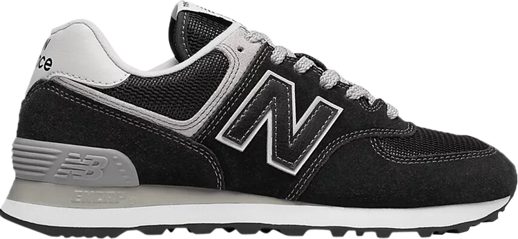 Кроссовки New Balance Wmns 574 Core 'Black', черный - фото