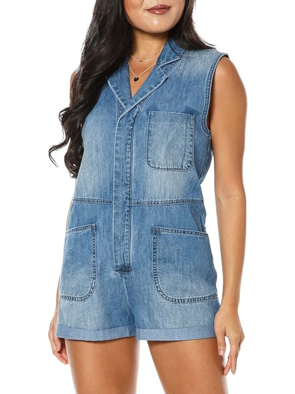 

Джинсовый комбинезон с накладными карманами Juicy Couture Medium wash