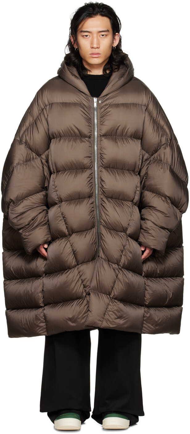 

Серый пуховик Duvet Jumbo Peter Rick Owens