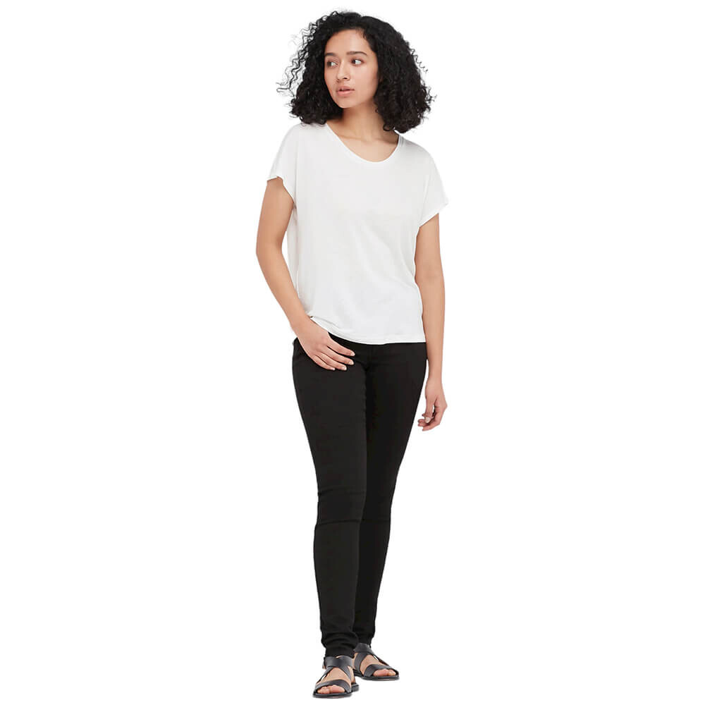 

Футболка Uniqlo Linen Blend French Sleeve, белый