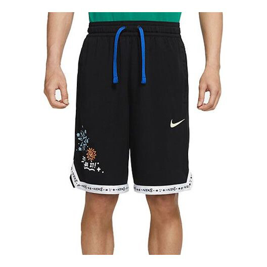 

Шорты Nike Cartoon Painting Printing Sports Shorts Black DV3193-010, черный