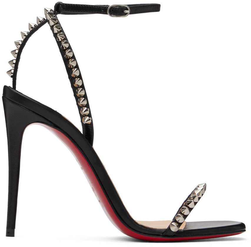 

Черные босоножки So Me 100 на каблуке Christian Louboutin