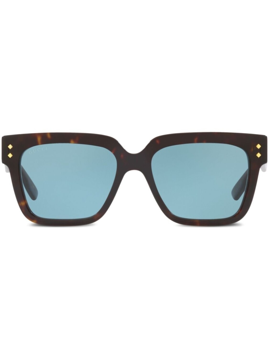 

Gucci Eyewear солнцезащитные очки GC001829 в квадратной оправе, коричневый