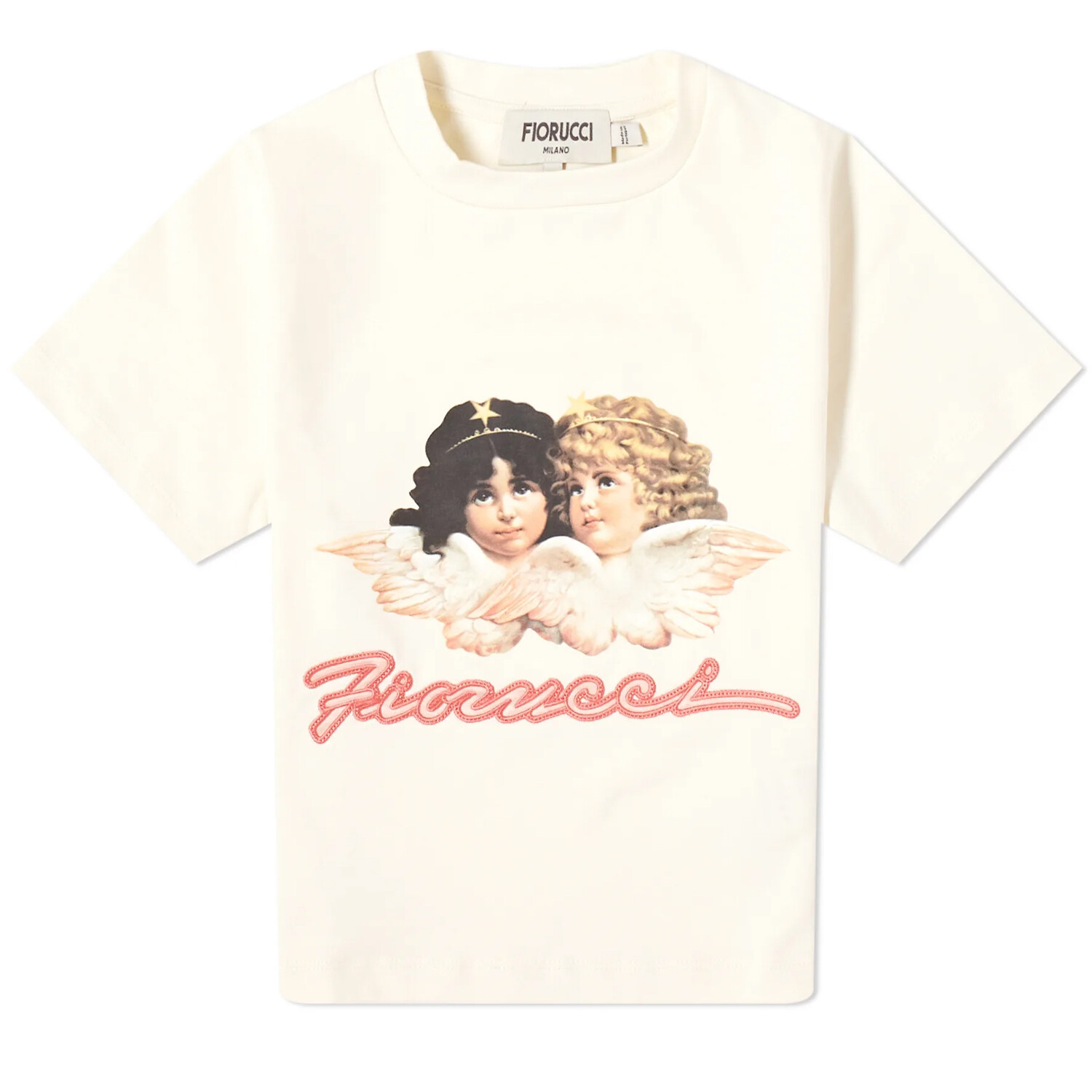 

Футболка Fiorucci Angel Mini, кремовый, Бежевый