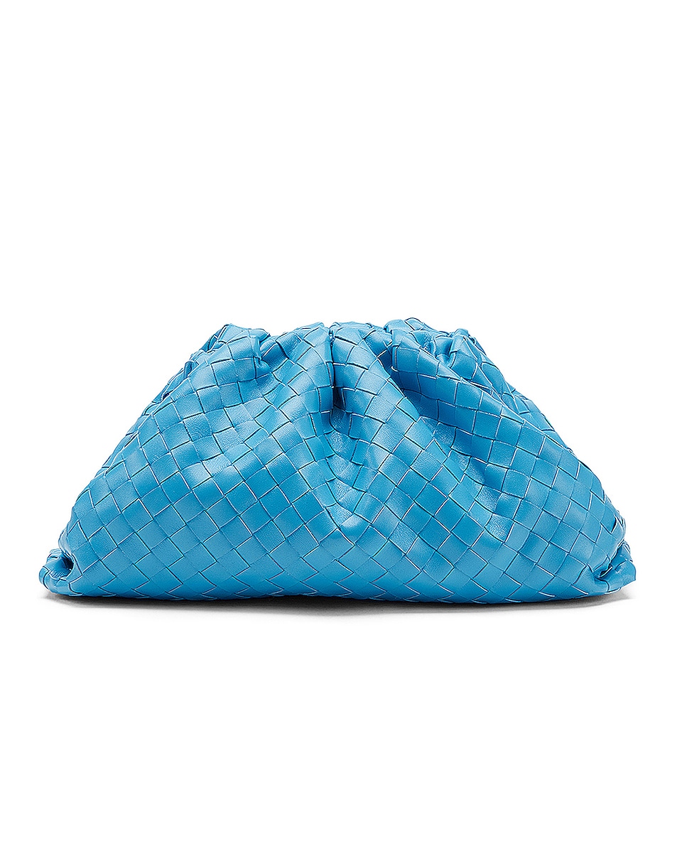 Сумка-клатч Bottega Veneta The Pouch, цвет Swimming Pool & Silver eco friendly insulation cotton baby swimming pool stainless steel twins baby swimming pool folding children s playing game pool