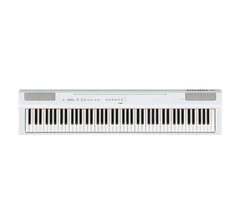 

Цифровое электрическое пианино Yamaha P125WH Weighted Action с 88 нотами и механизмом GHS, белое