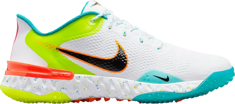 

Кроссовки Nike Alpha Huarache Elite 3 Turf 'White Turbo Green', белый