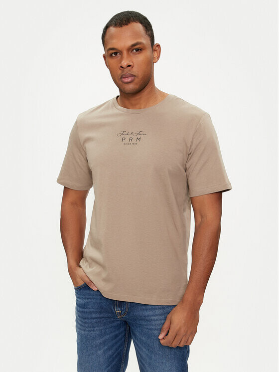 

Футболка стандартного кроя Jack&Jones, бежевый