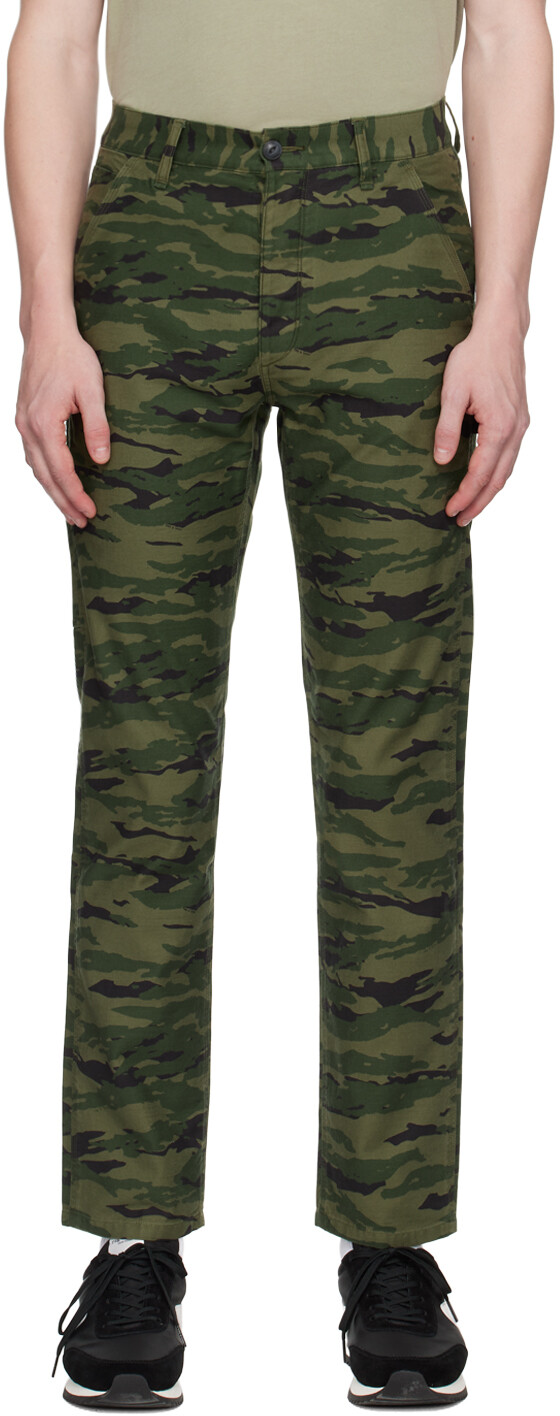 

Брюки цвета хаки Fit 4 Carpenter rag & bone