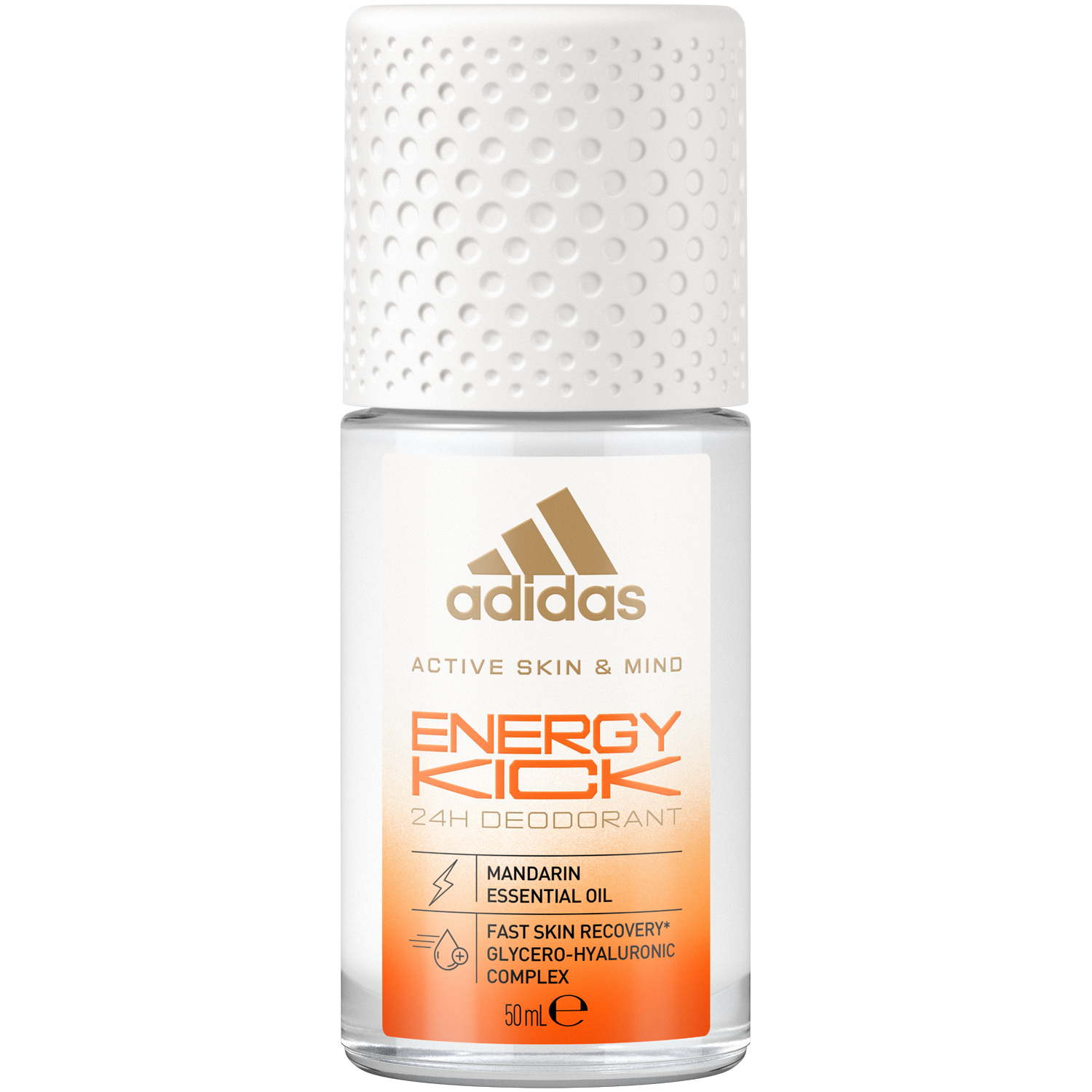 Adidas Active Skin&Mind Energy Kick шариковый дезодорант унисекс, 50 ​​мл - фото