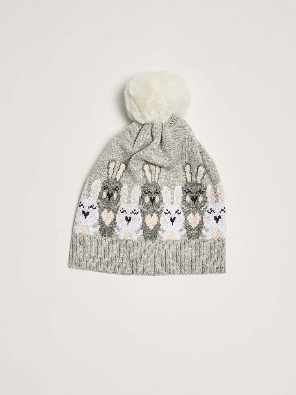 

Вязаная шапка для девочки с помпоном LCW Accessories