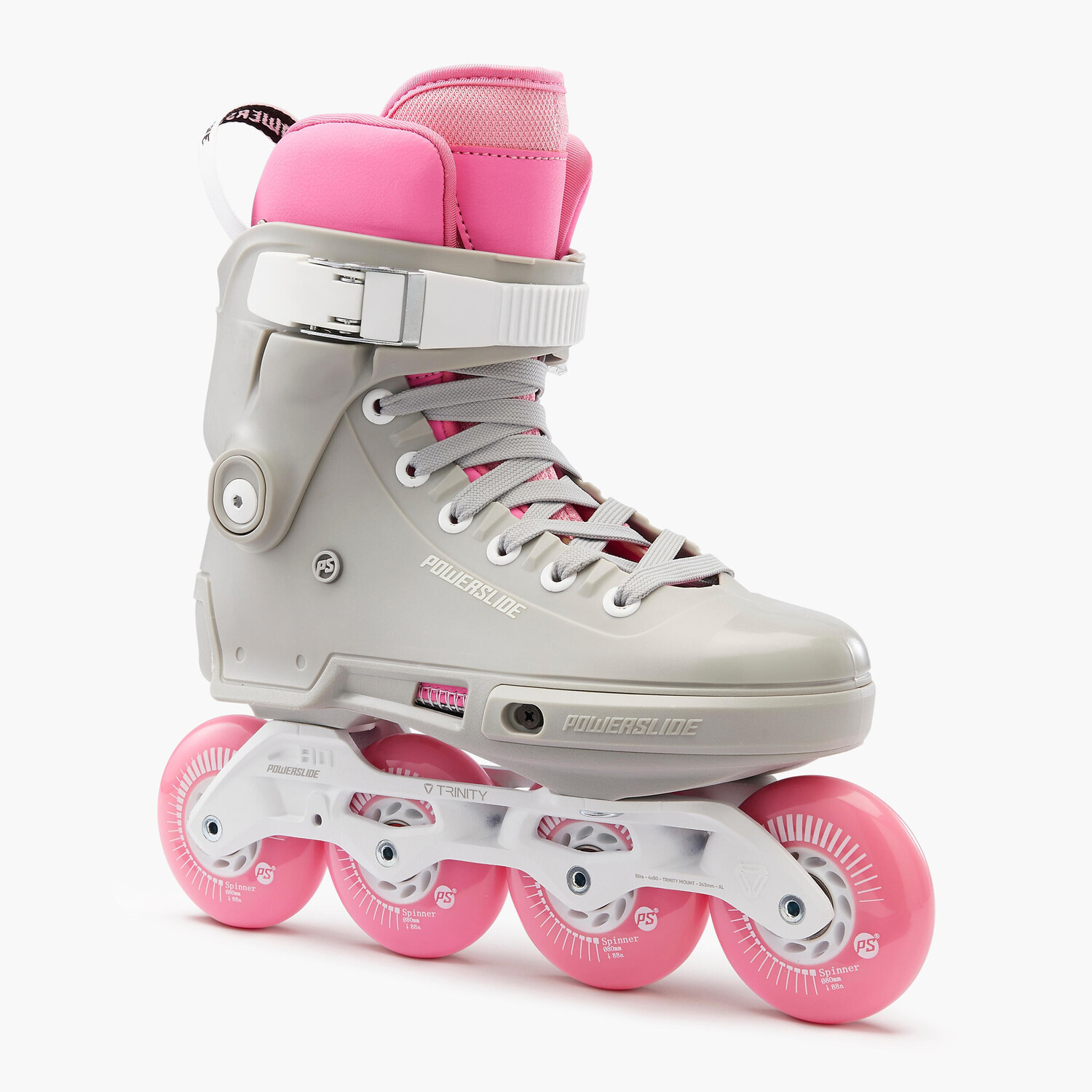 

Роликовые коньки роликовые коньки Powerslide Freeride Next SL Pink 80 women