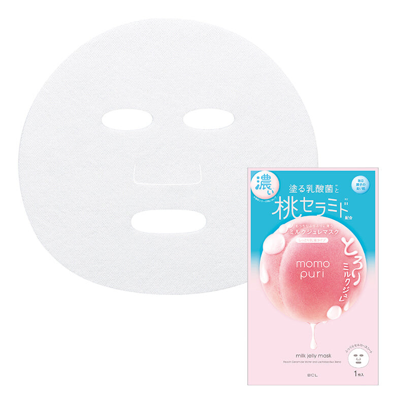

BCL Momopuri Milk Jelly Mask увлажняющая гелевая маска для лица 22мл