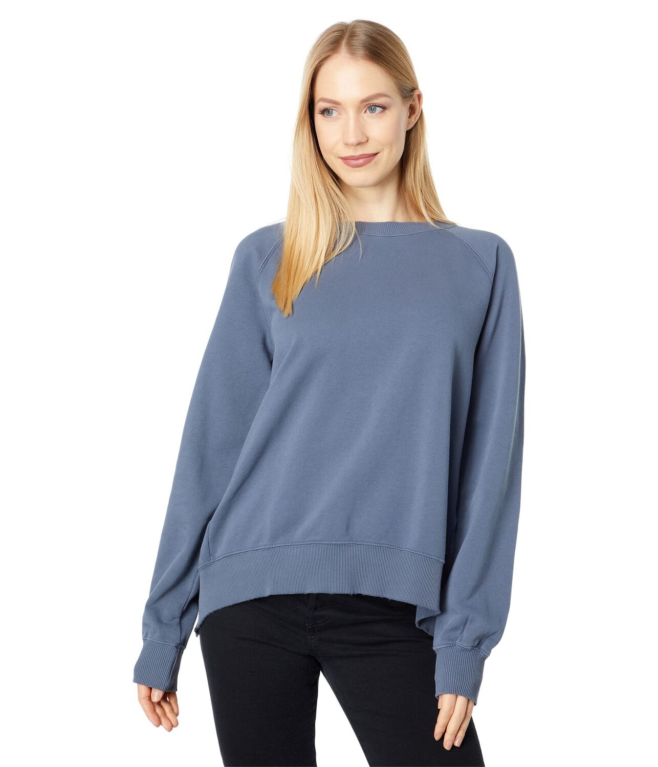 

Пуловер Mod-o-doc, French Terry Crisscross Back Sweatshirt, Серый