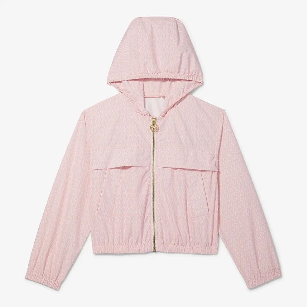 

Ветровка Michael Kors Kids Logo, розовый